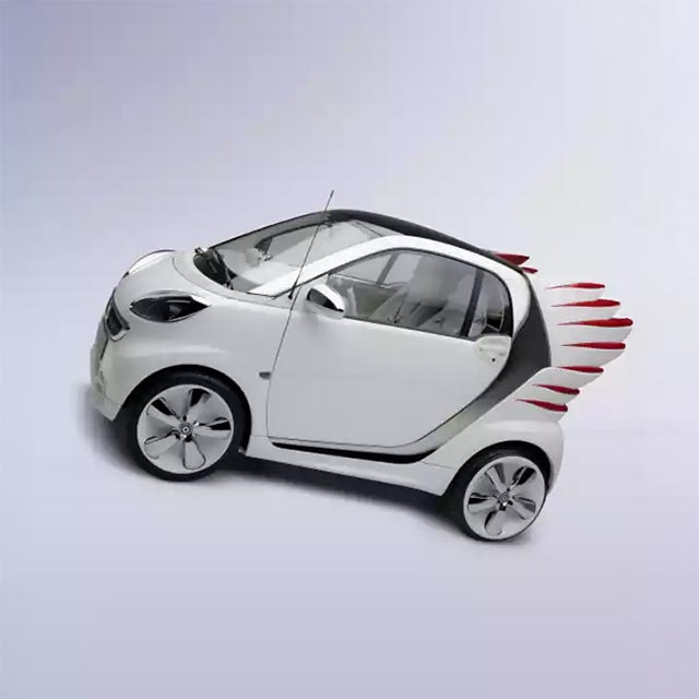 About smart - history and the extraordinary fortwo edition by Jeremy Scott