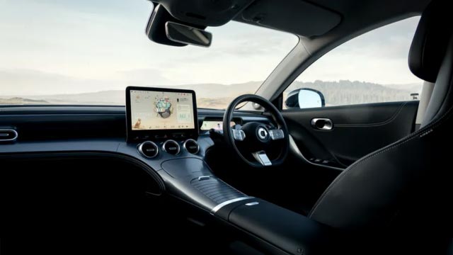 smart #3 electric car dashboard